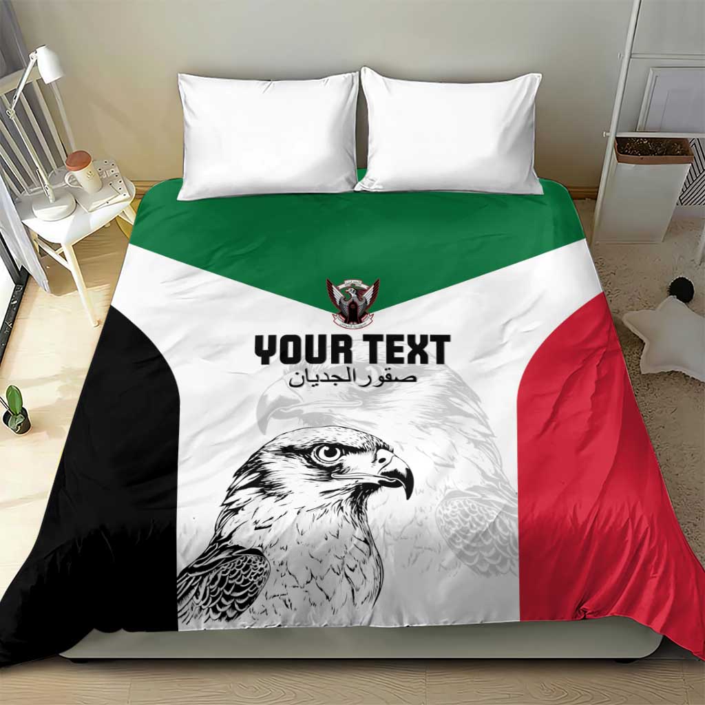 Custom Sudan Football Bedding Set Yalla Sudan LT15