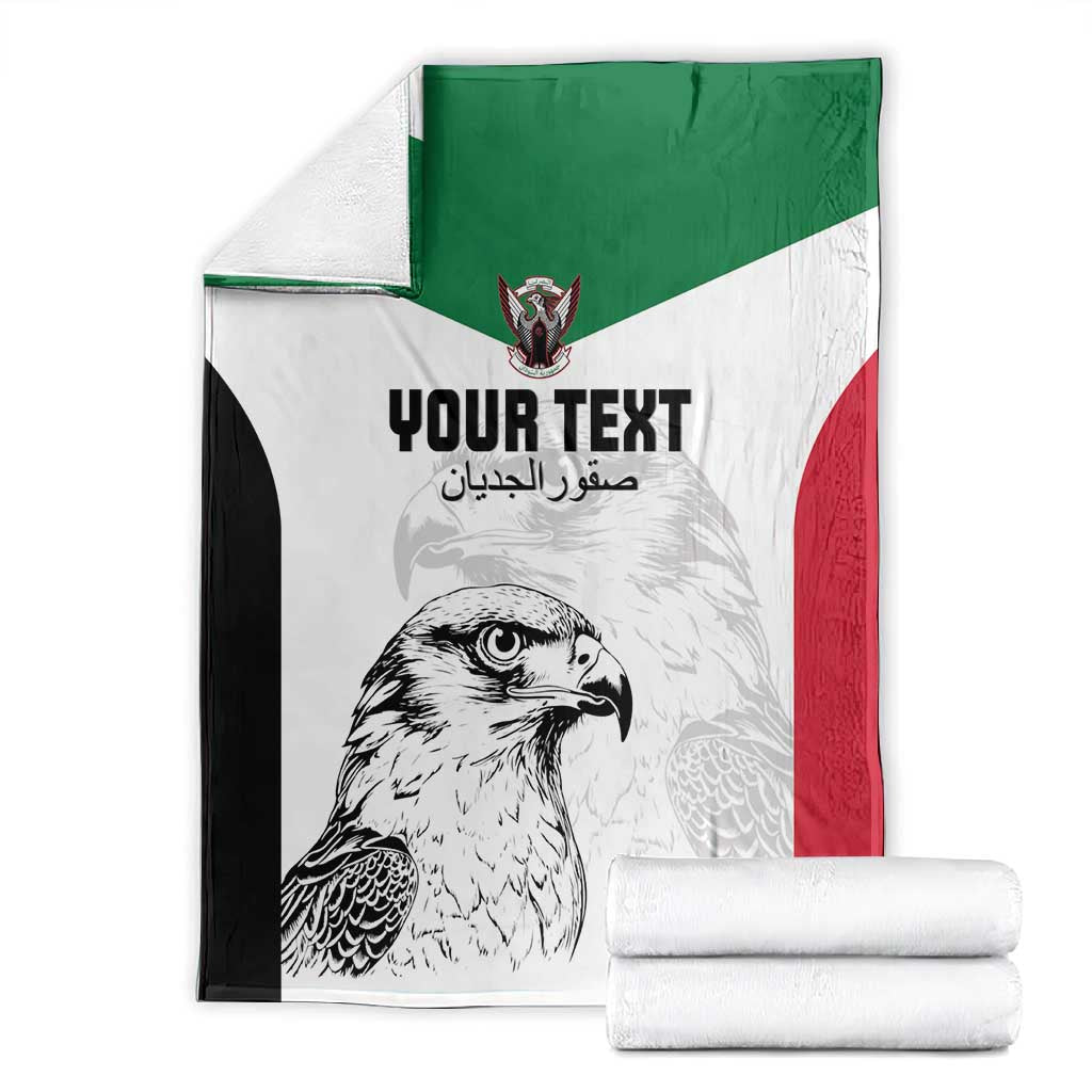 Custom Sudan Football Blanket Yalla Sudan LT15