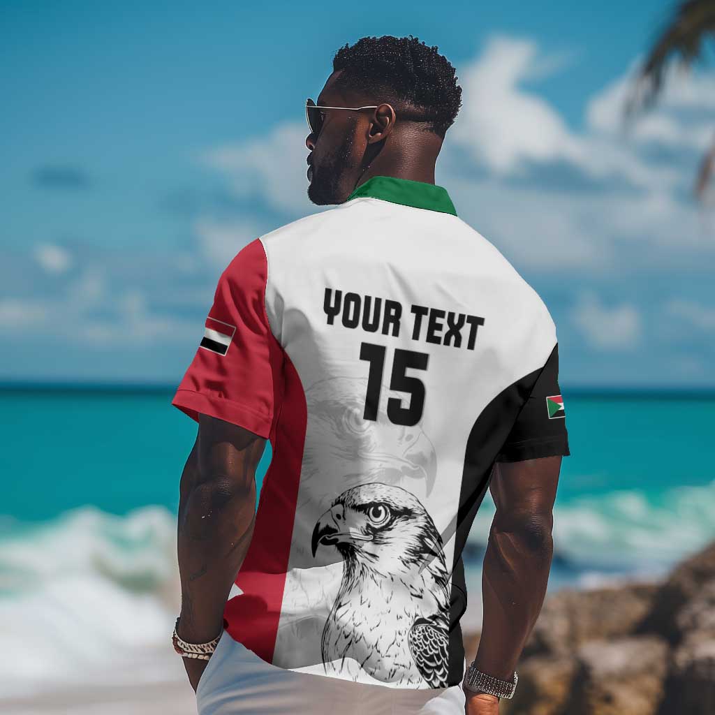 Custom Sudan Football Hawaiian Shirt Yalla Sudan LT15