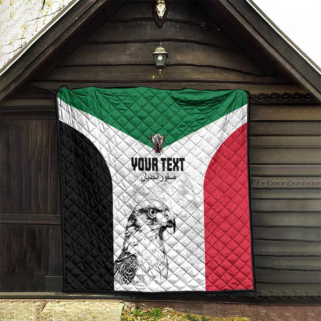 Custom Sudan Football Quilt Yalla Sudan LT15
