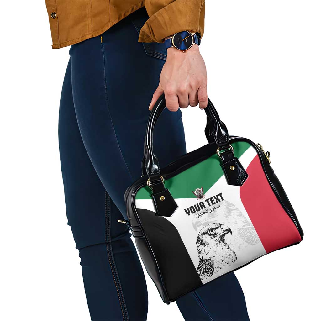 Custom Sudan Football Shoulder Handbag Yalla Falcons of Jediane LT15