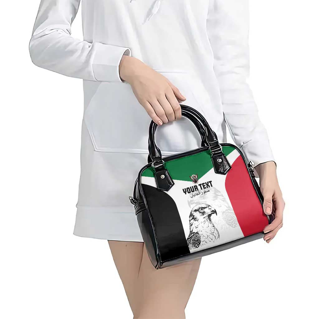 Custom Sudan Football Shoulder Handbag Yalla Falcons of Jediane LT15