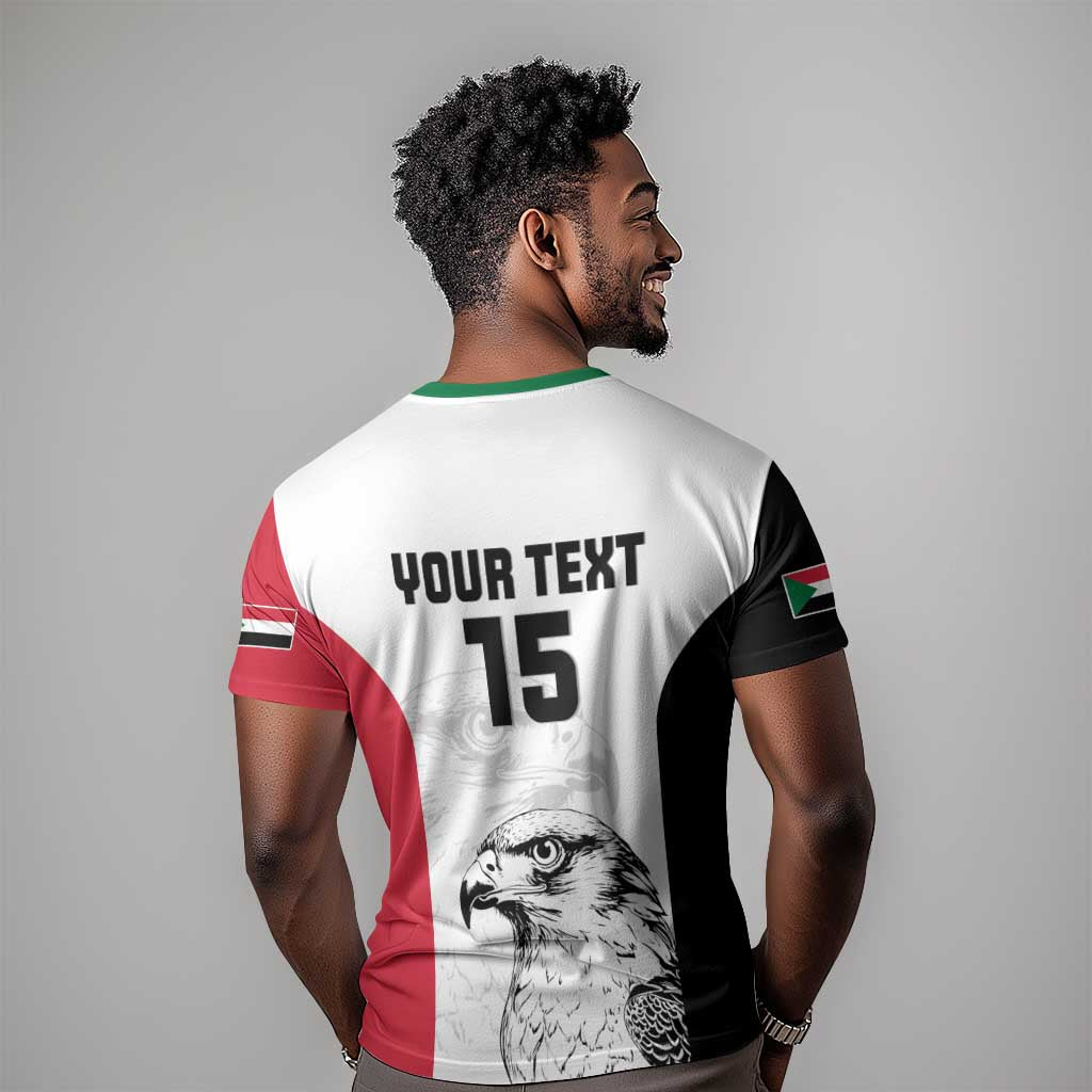 Custom Sudan Football T shirt Yalla Sudan LT15