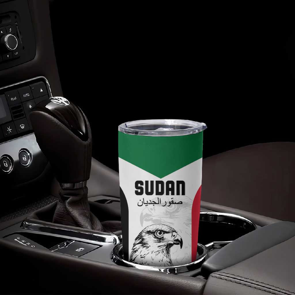 Custom Sudan Football Tumbler Cup Yalla Sudan LT15
