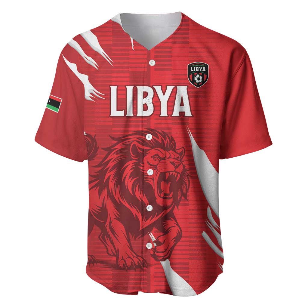 Custom Libya Football Baseball Jersey Yalla Libya LT15