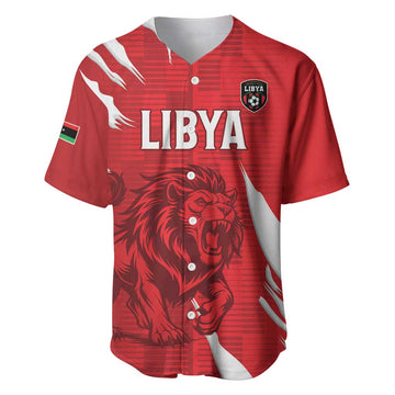 Custom Libya Football Baseball Jersey Yalla Libya LT15