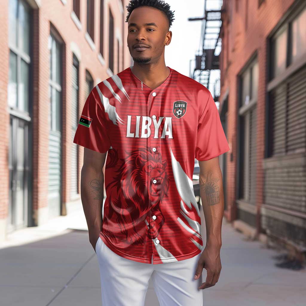 Custom Libya Football Baseball Jersey Yalla Libya LT15