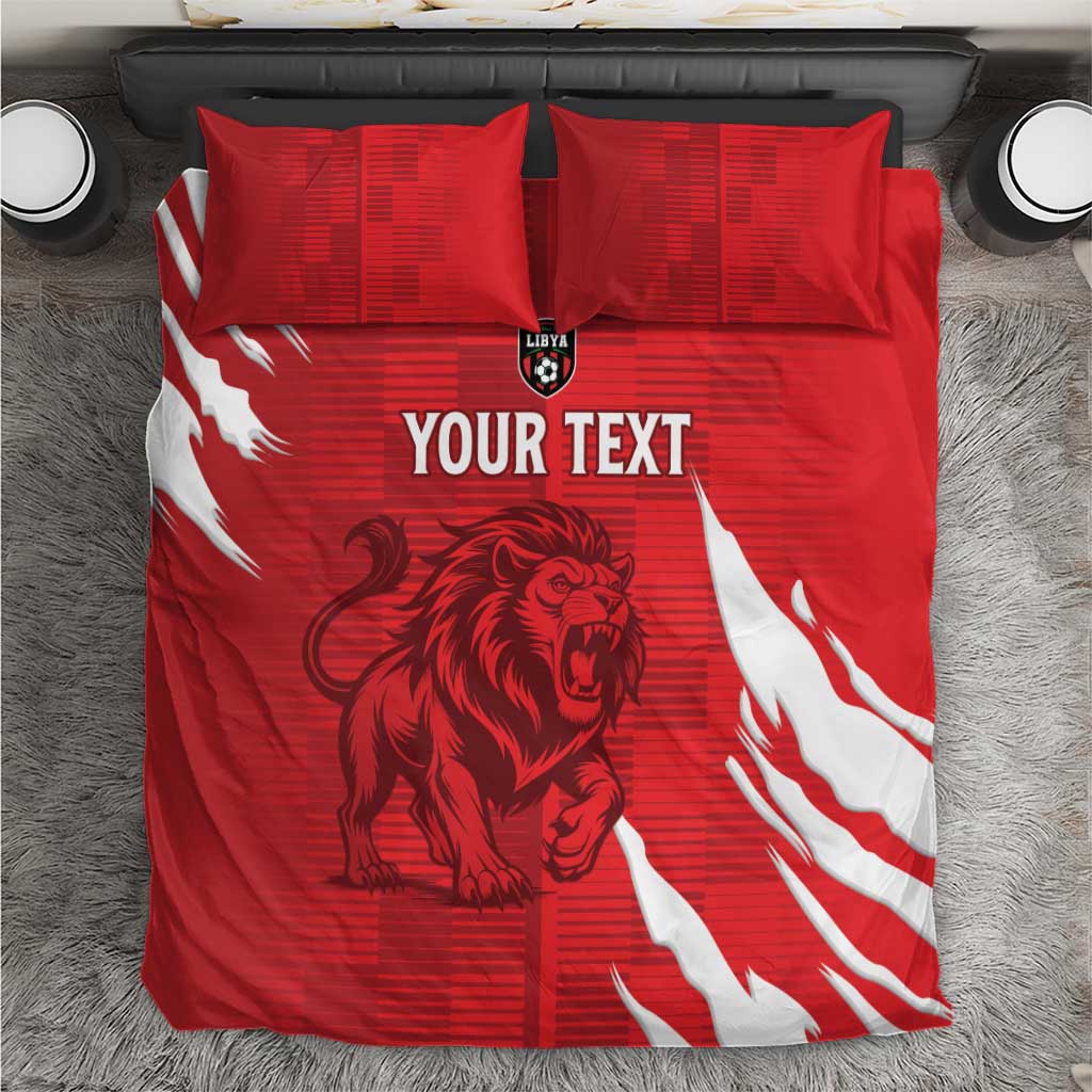 Custom Libya Football Bedding Set Yalla Libya LT15