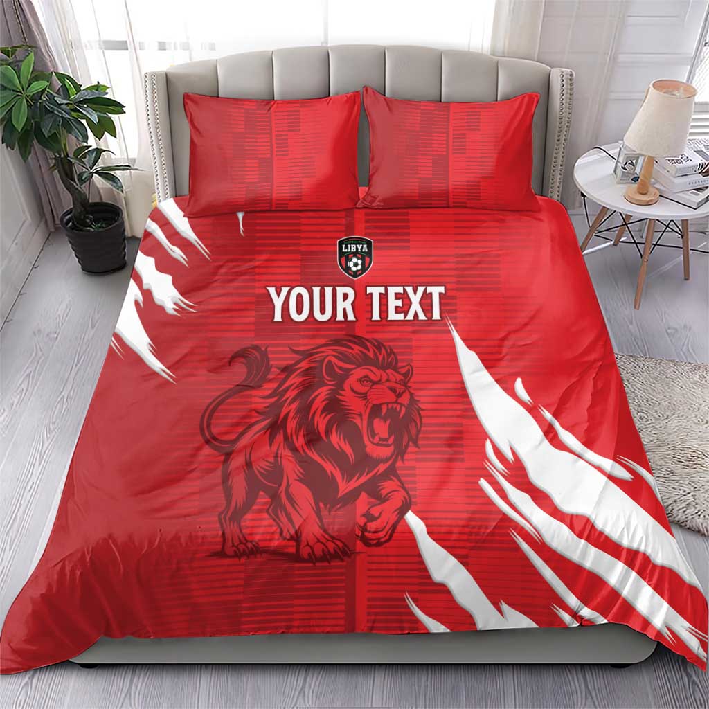Custom Libya Football Bedding Set Yalla Libya LT15