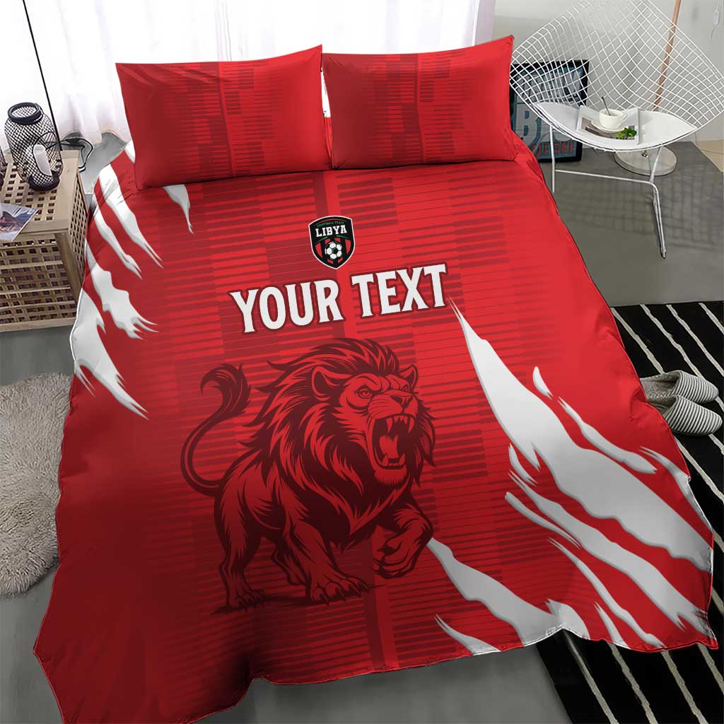 Custom Libya Football Bedding Set Yalla Libya LT15