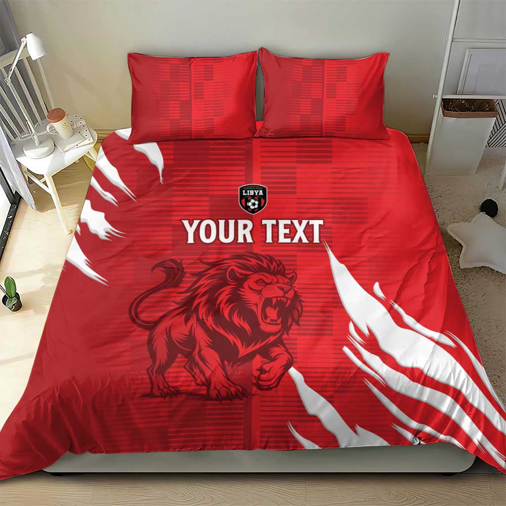 Custom Libya Football Bedding Set Yalla Libya LT15