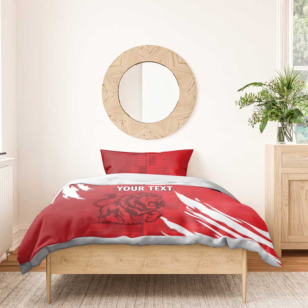Custom Libya Football Bedding Set Yalla Libya LT15