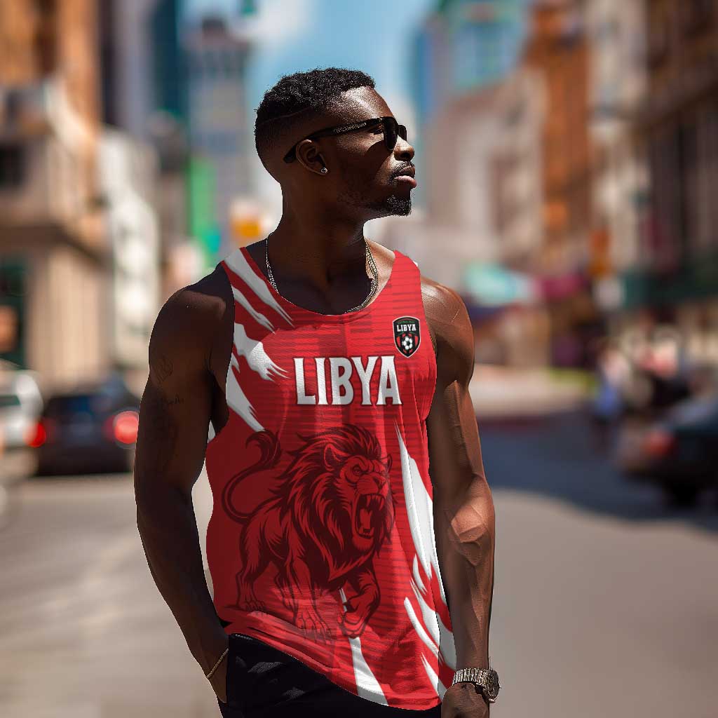 Custom Libya Football Men Tank Top Yalla Libya LT15