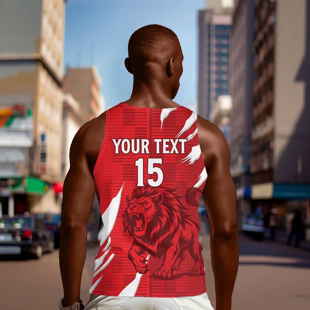 Custom Libya Football Men Tank Top Yalla Libya LT15
