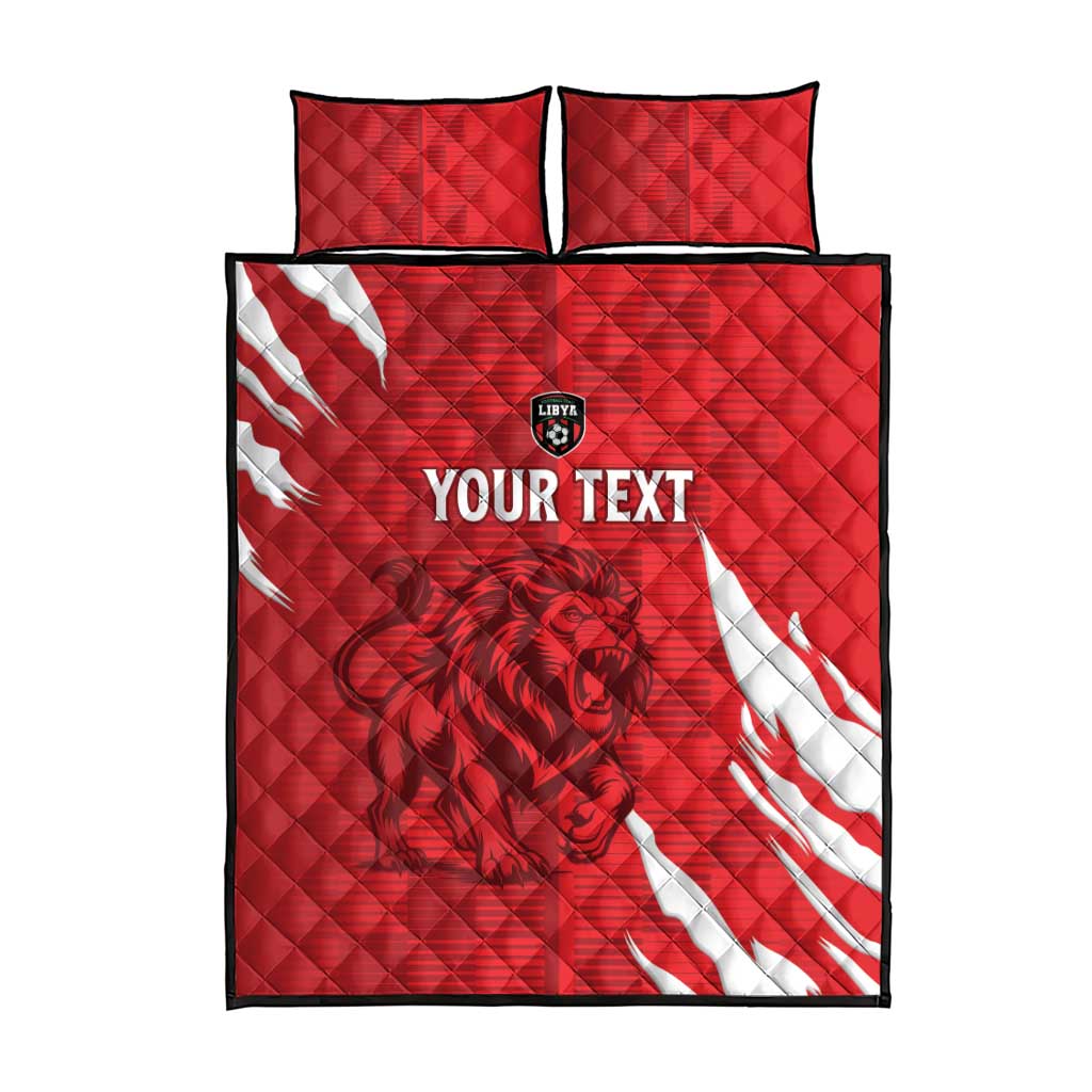 Custom Libya Football Quilt Bed Set Yalla Libya LT15
