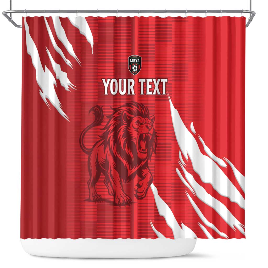 Custom Libya Football Shower Curtain Forza Libya LT15