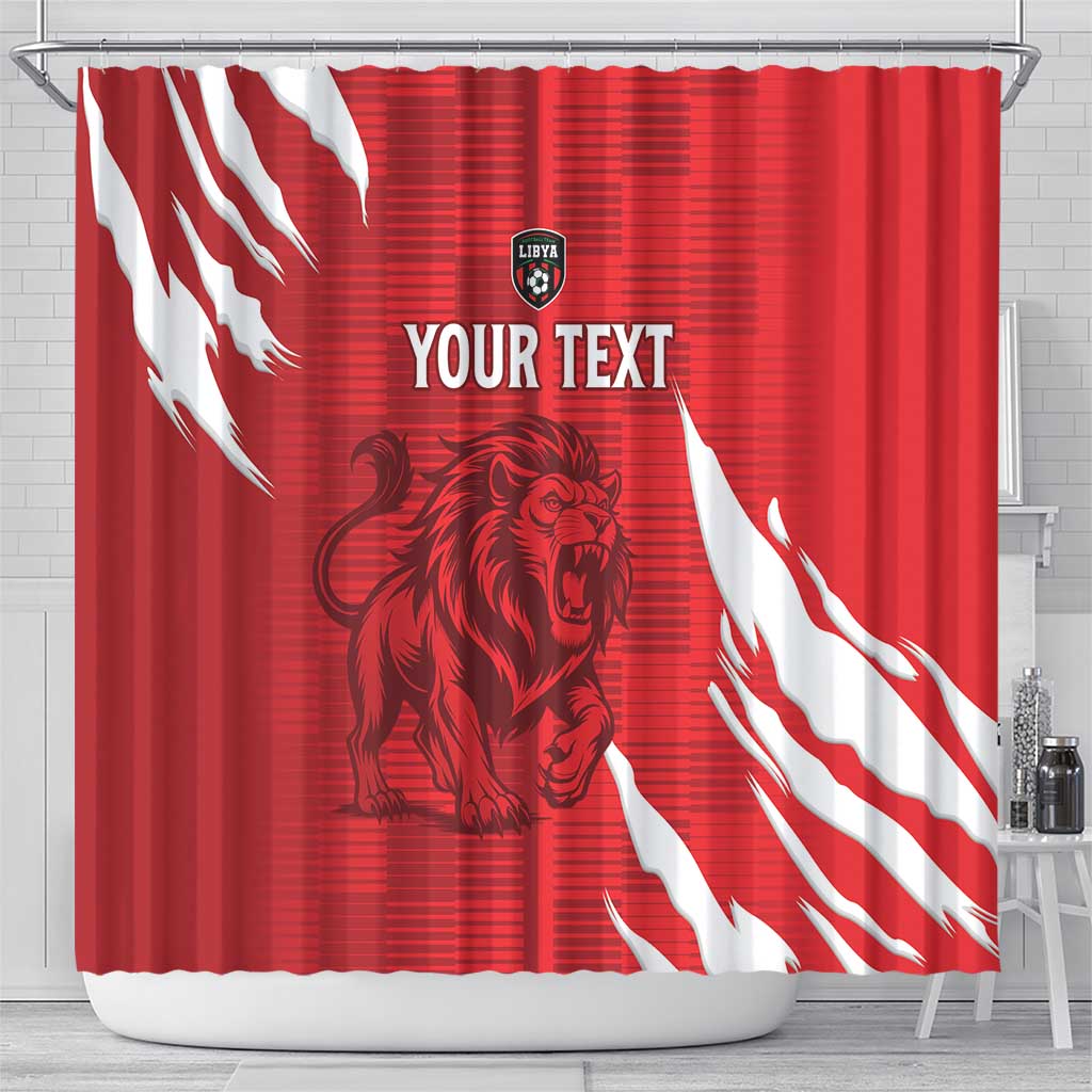 Custom Libya Football Shower Curtain Forza Libya LT15