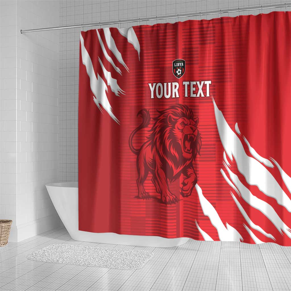 Custom Libya Football Shower Curtain Forza Libya LT15
