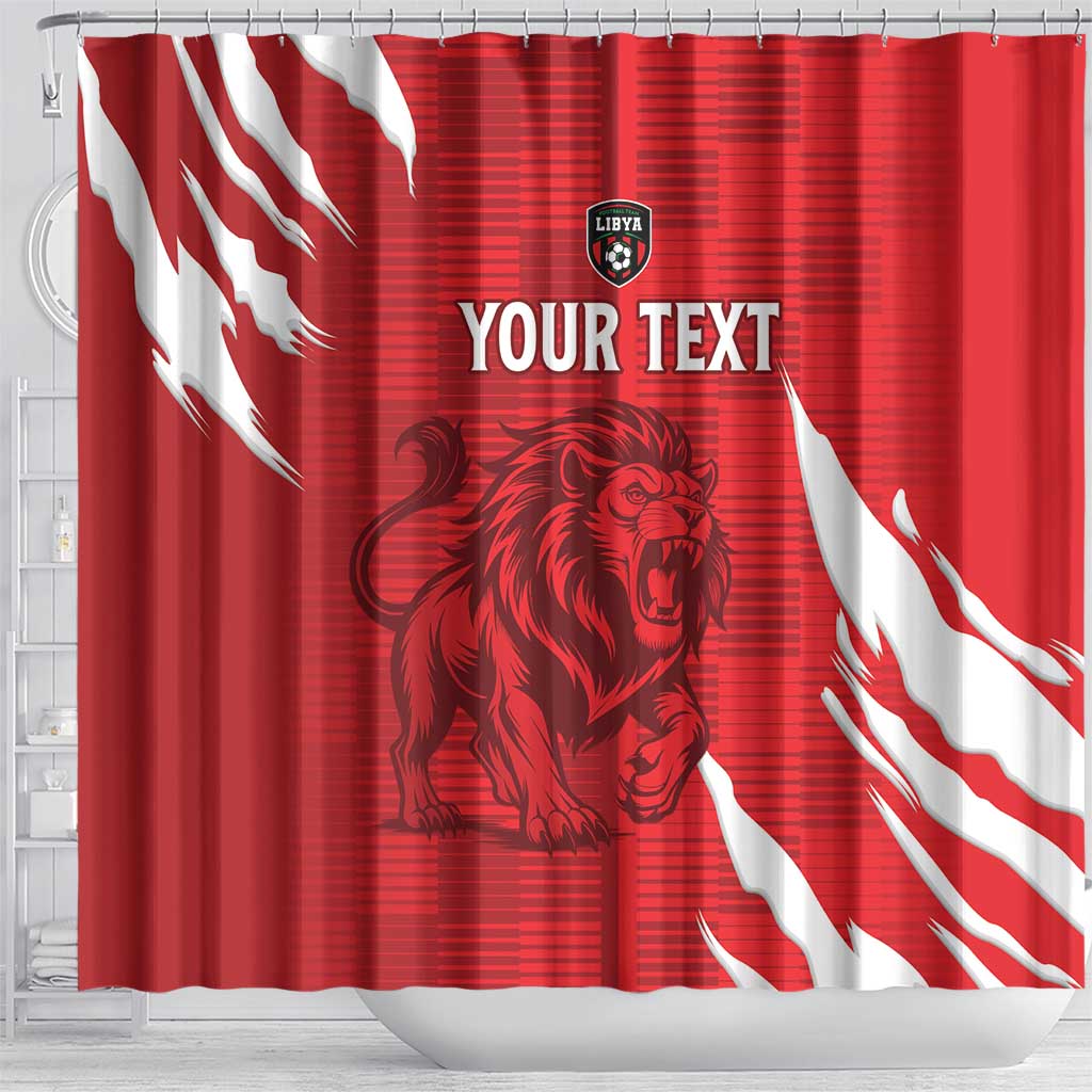 Custom Libya Football Shower Curtain Forza Libya LT15