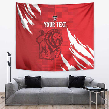 Custom Libya Football Tapestry Yalla Libya LT15