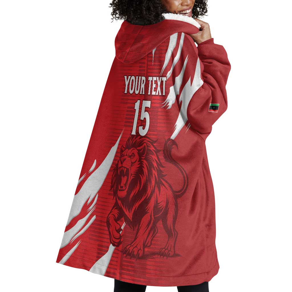 Custom Libya Football Wearable Blanket Hoodie Yalla Libya LT15