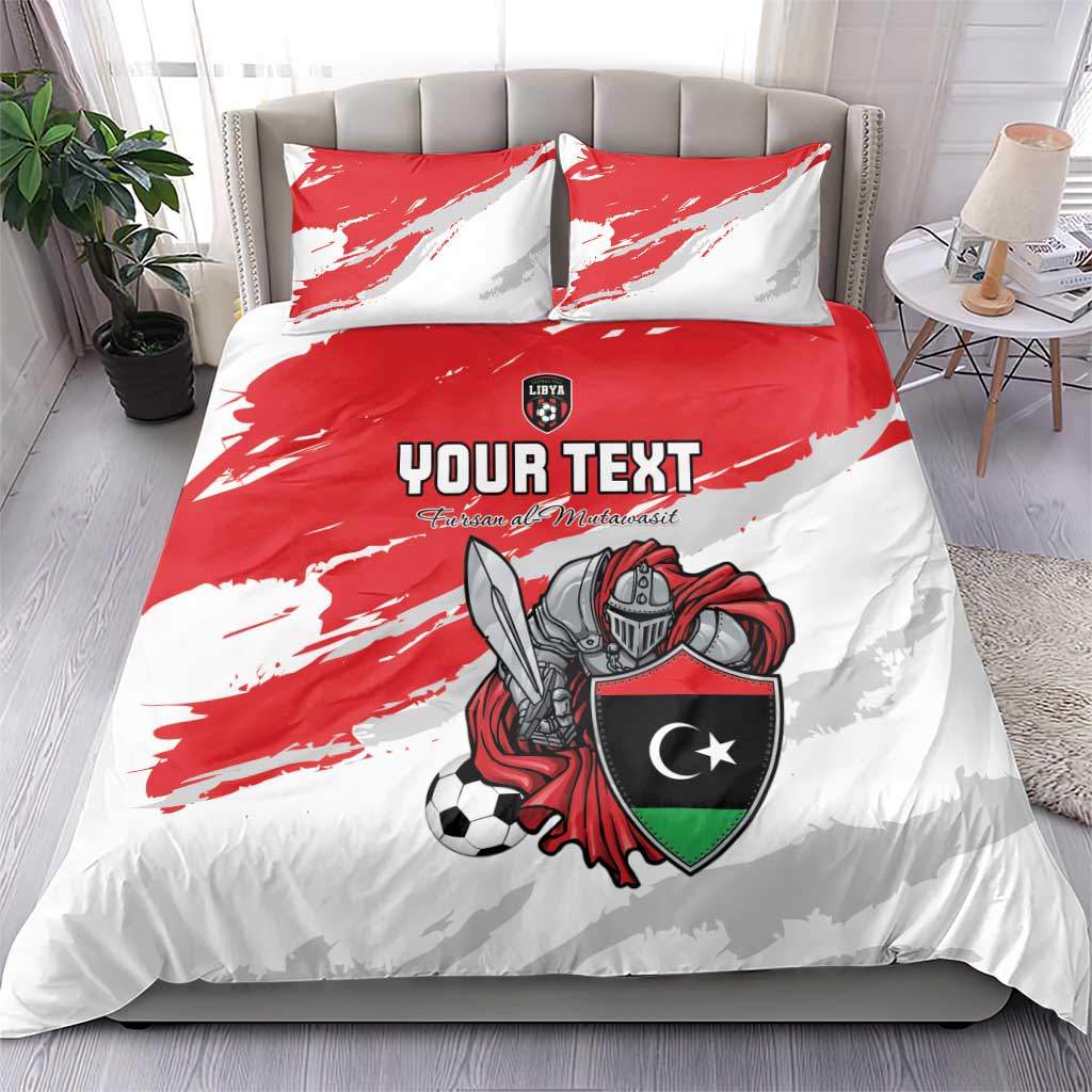 Custom Libya Football Bedding Set Forza Fursan Al-Mutawasit LT15