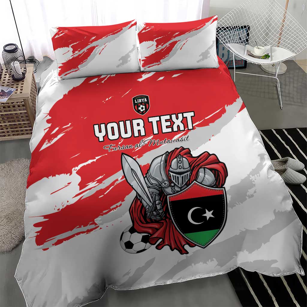 Custom Libya Football Bedding Set Forza Fursan Al-Mutawasit LT15
