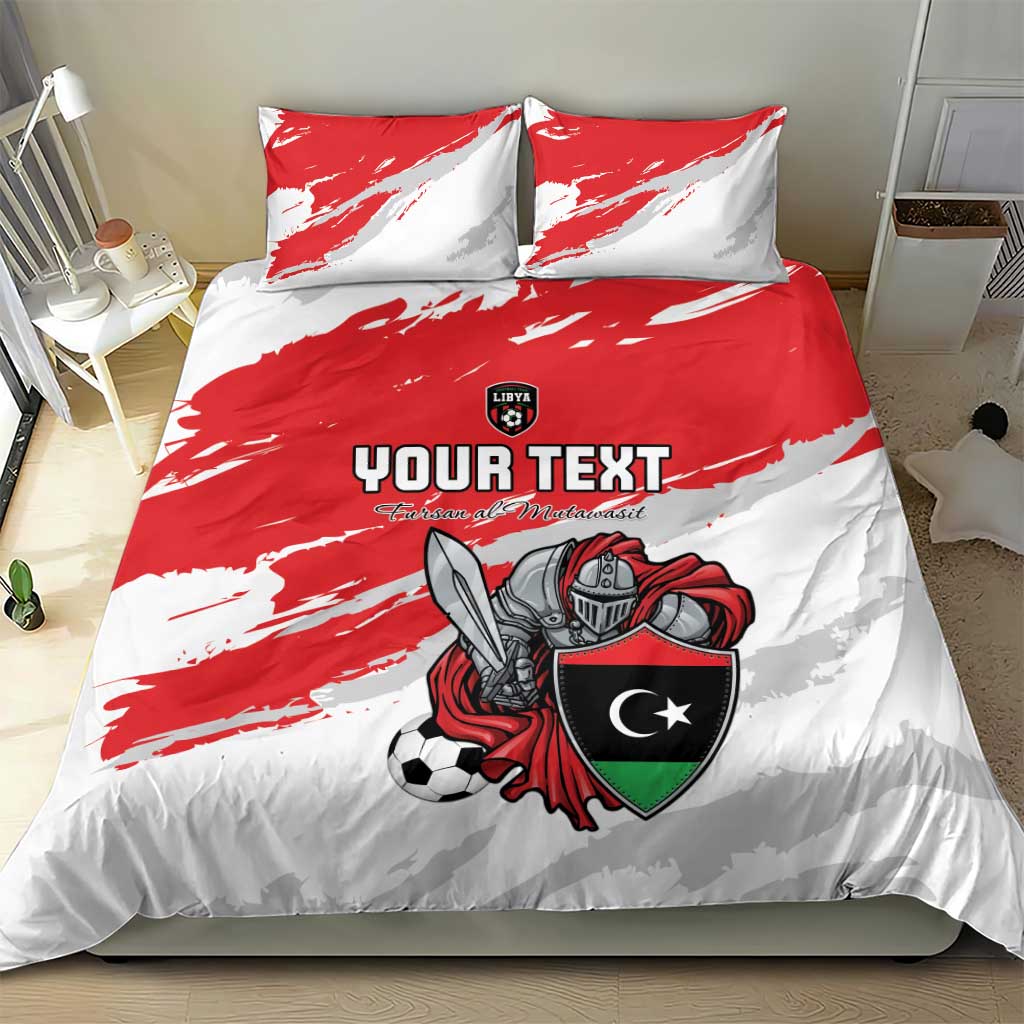 Custom Libya Football Bedding Set Forza Fursan Al-Mutawasit LT15