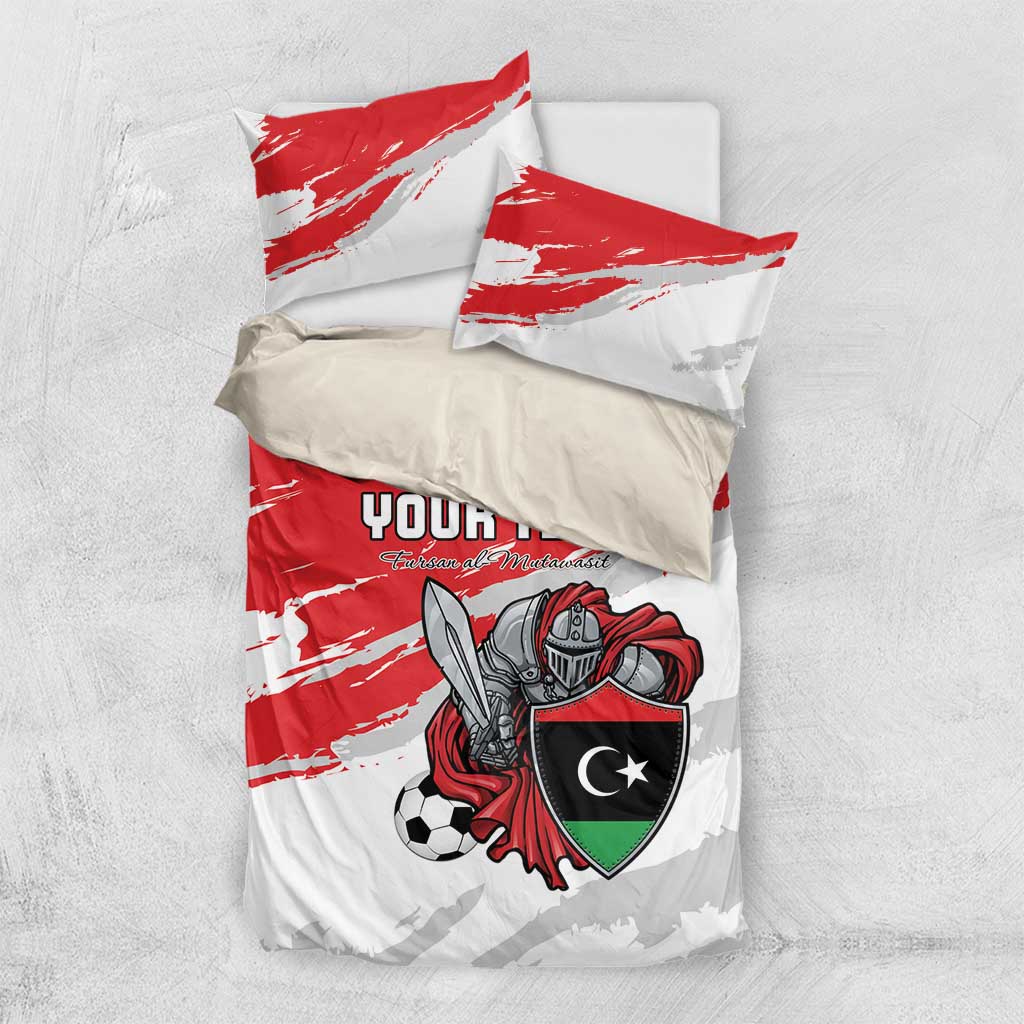 Custom Libya Football Bedding Set Forza Fursan Al-Mutawasit LT15