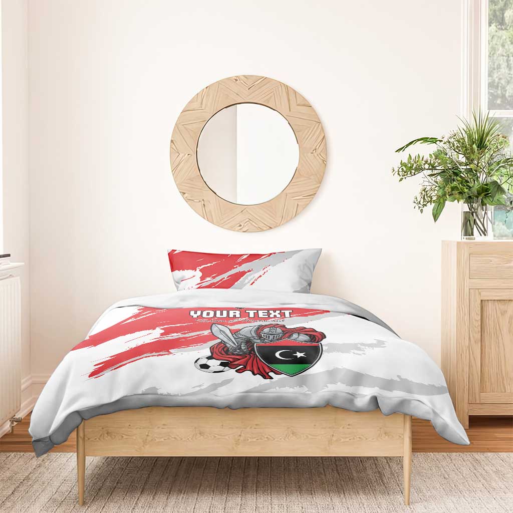 Custom Libya Football Bedding Set Forza Fursan Al-Mutawasit LT15
