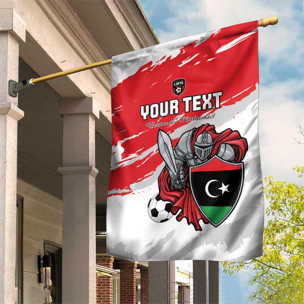 Custom Libya Football Garden Flag Forza Fursan Al-Mutawasit LT15