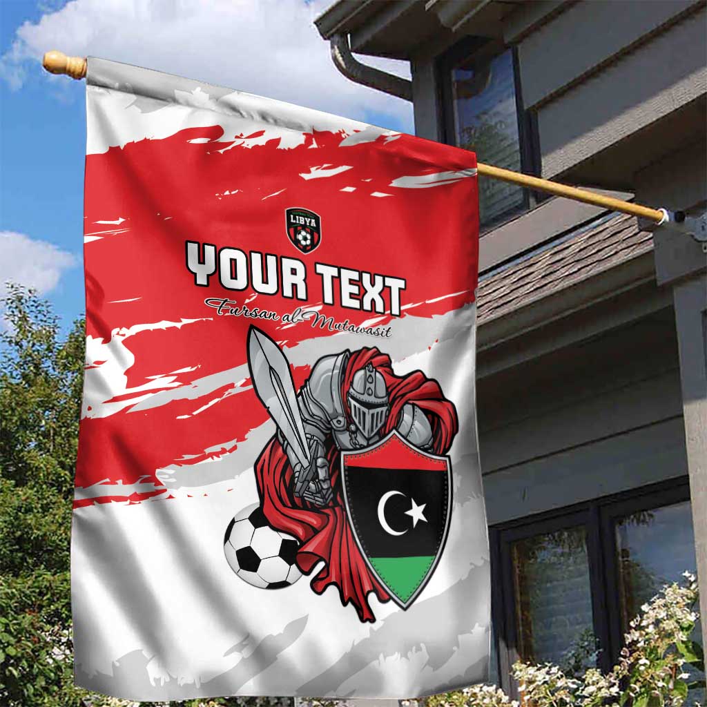 Custom Libya Football Garden Flag Forza Fursan Al-Mutawasit LT15