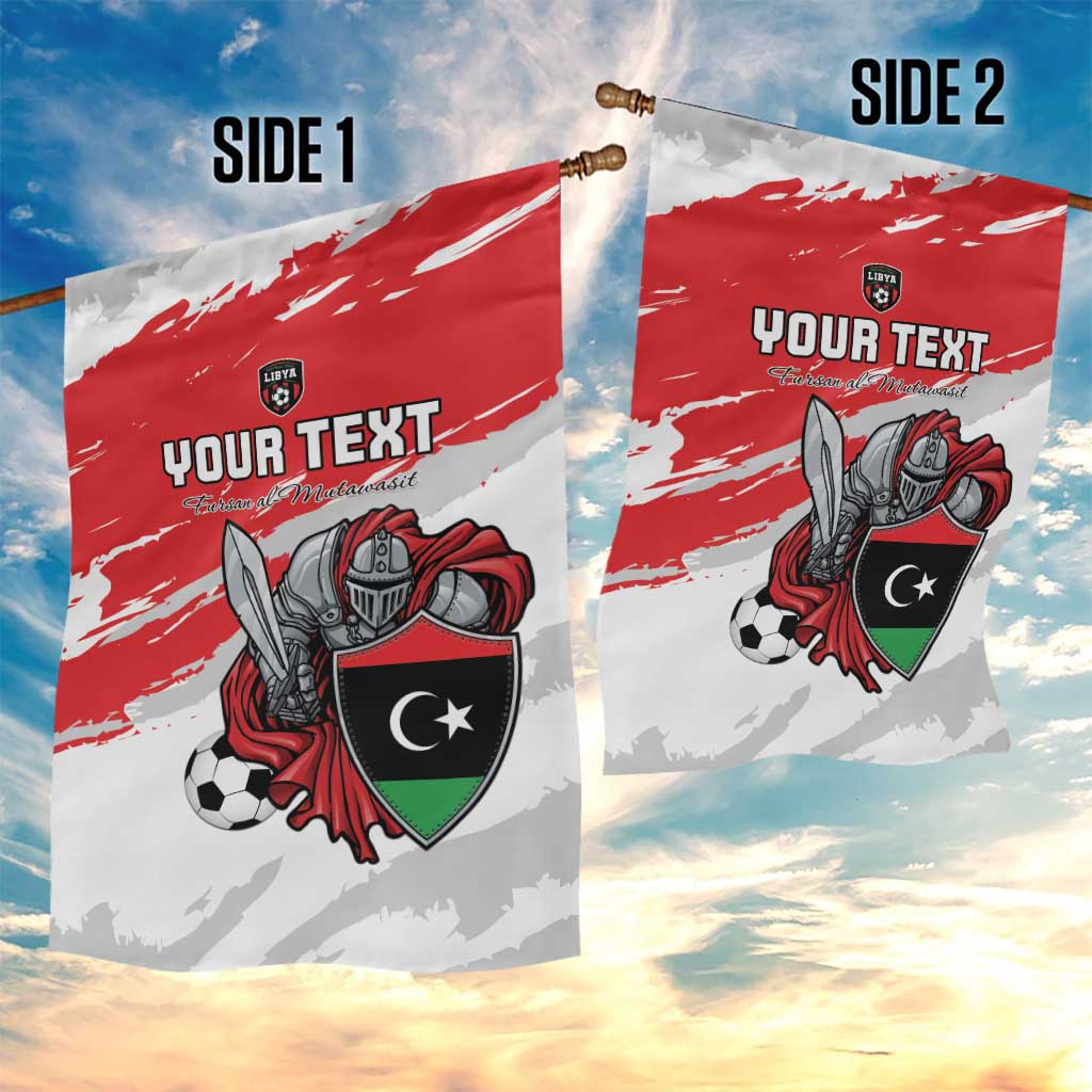 Custom Libya Football Garden Flag Forza Fursan Al-Mutawasit LT15