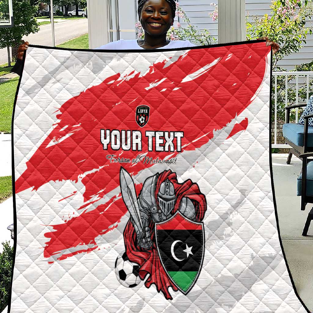Custom Libya Football Quilt Forza Fursan Al-Mutawasit LT15