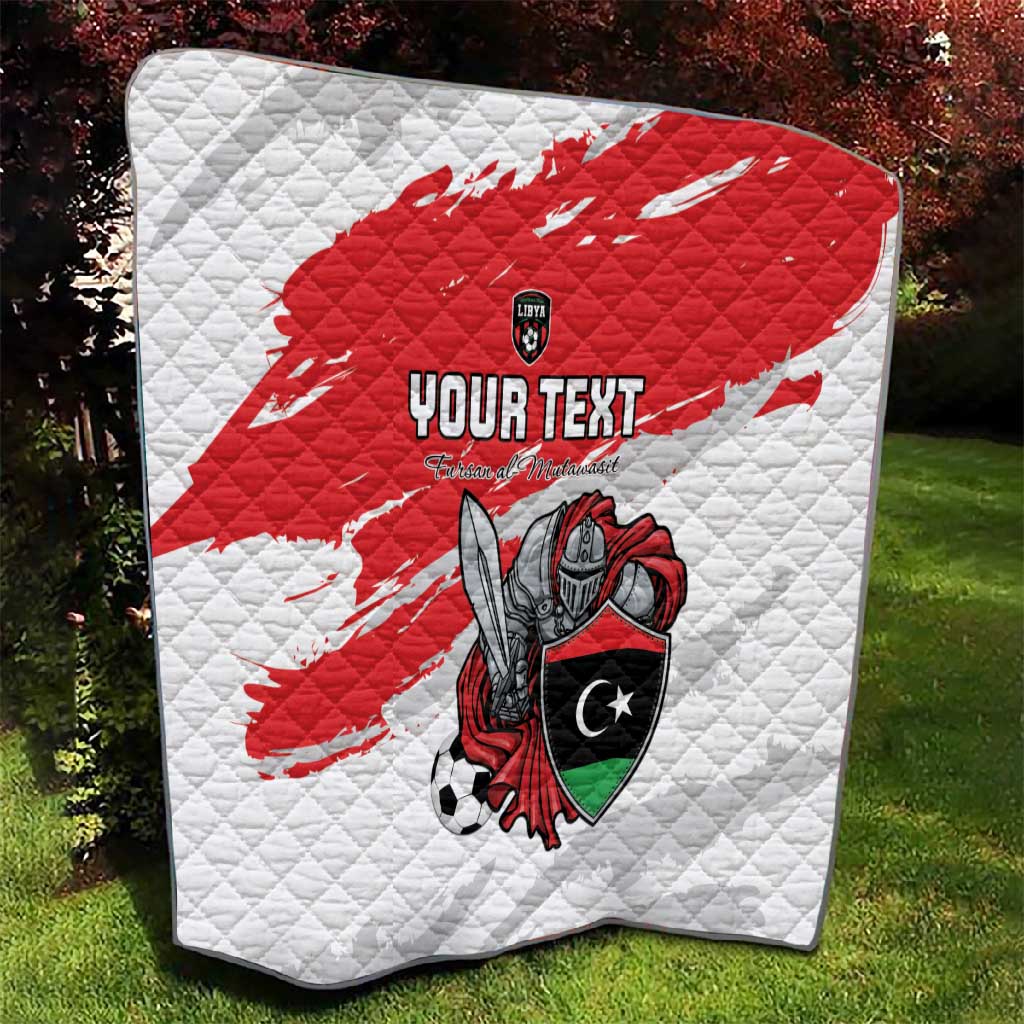 Custom Libya Football Quilt Forza Fursan Al-Mutawasit LT15
