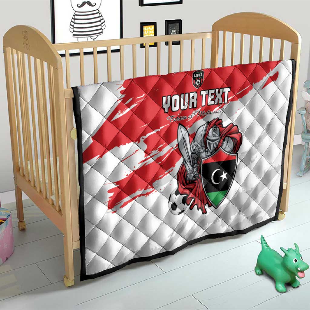 Custom Libya Football Quilt Forza Fursan Al-Mutawasit LT15