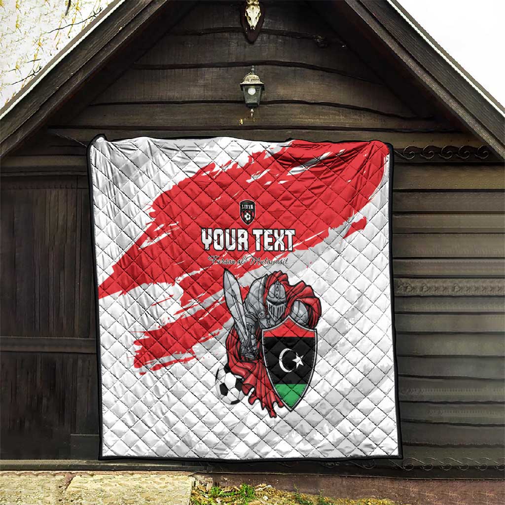 Custom Libya Football Quilt Forza Fursan Al-Mutawasit LT15