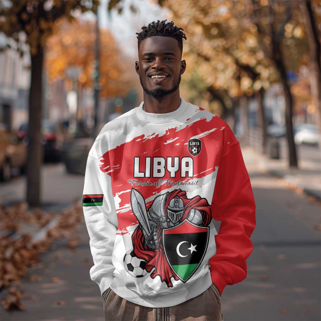 Custom Libya Football Sweatshirt Forza Fursan Al-Mutawasit LT15