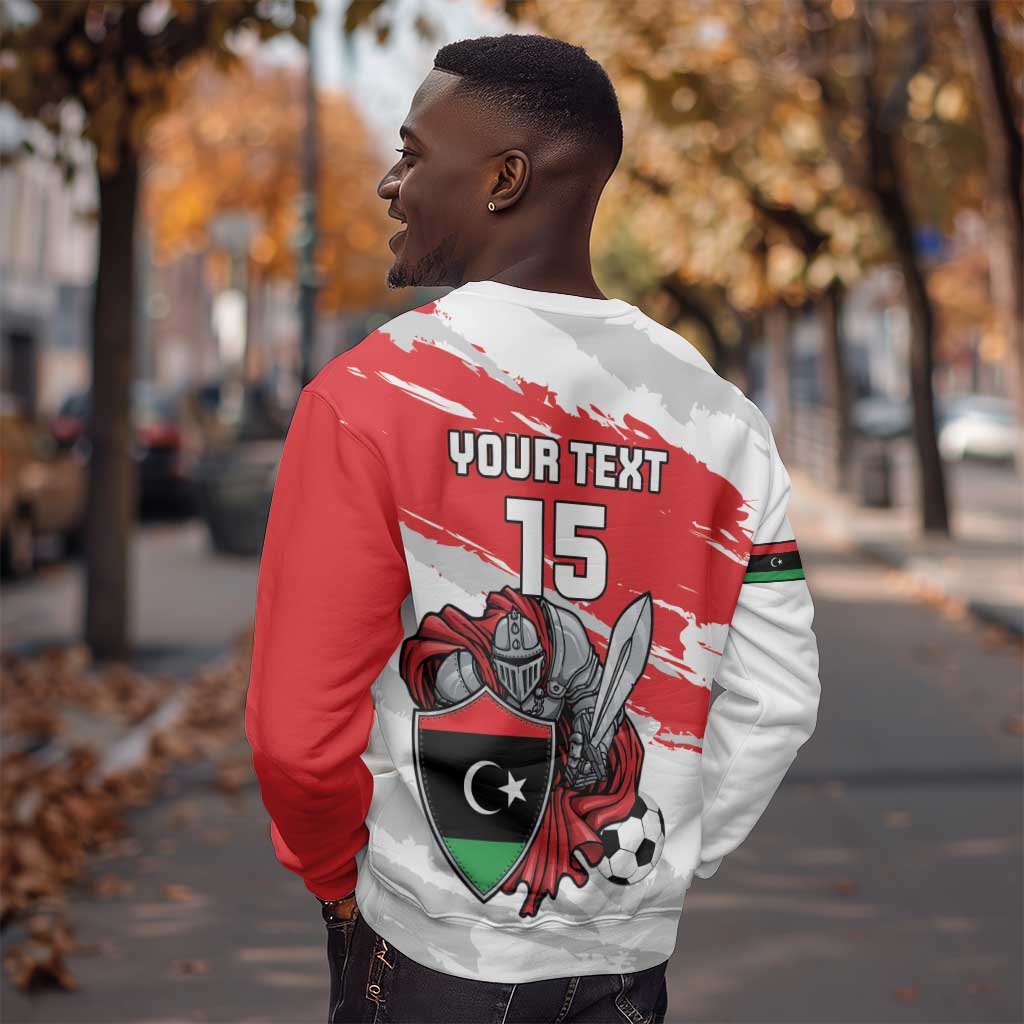 Custom Libya Football Sweatshirt Forza Fursan Al-Mutawasit LT15
