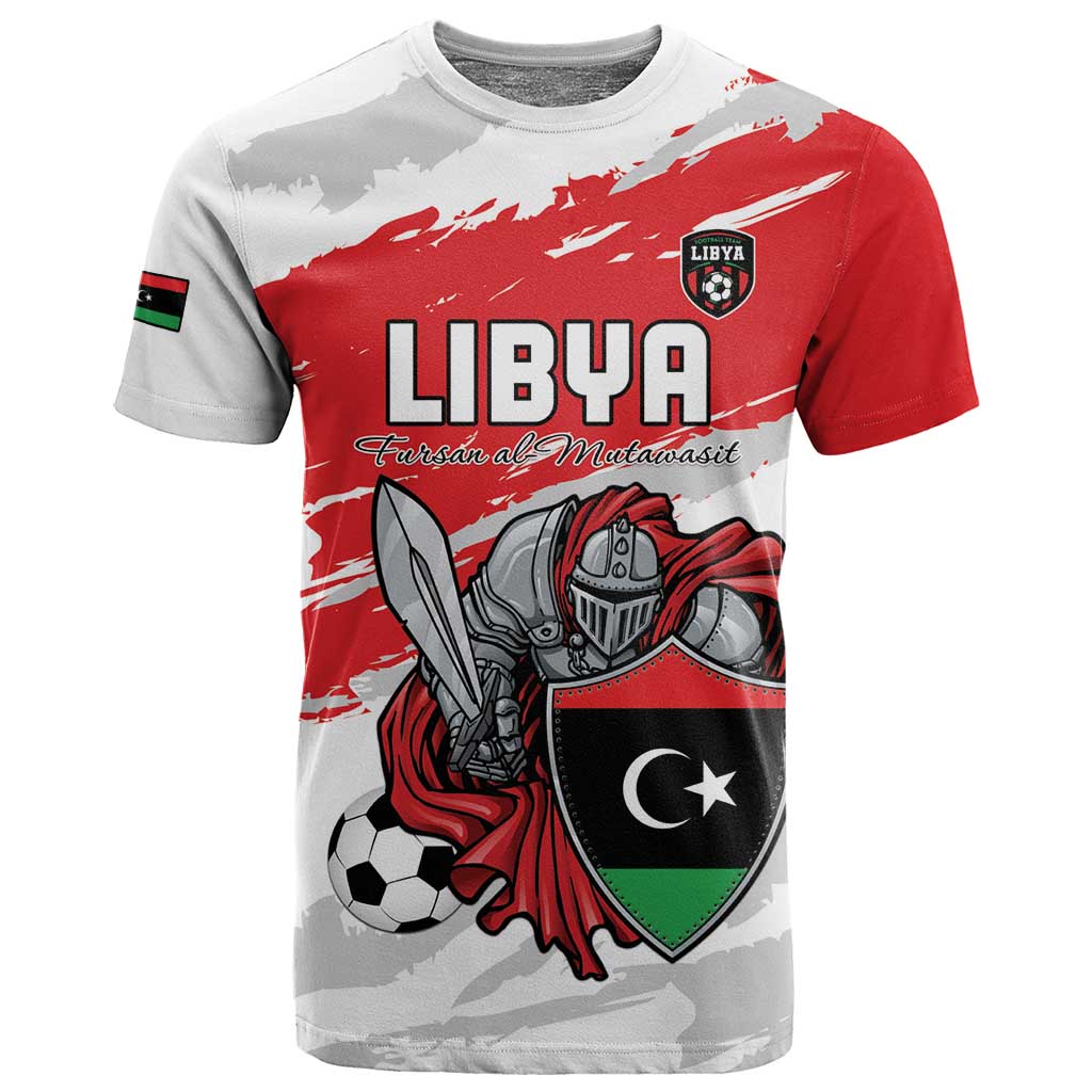 Custom Libya Football T shirt Forza Fursan Al-Mutawasit LT15