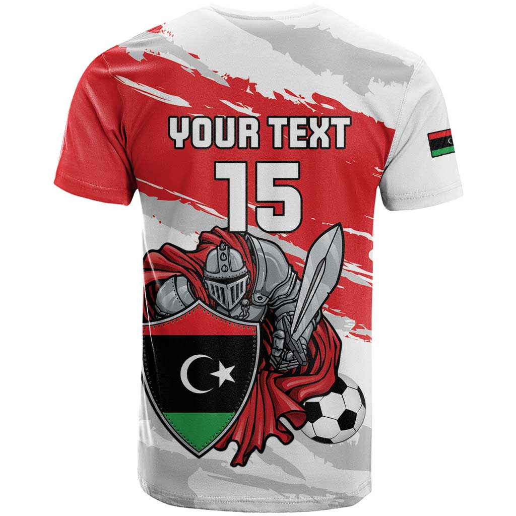 Custom Libya Football T shirt Forza Fursan Al-Mutawasit LT15