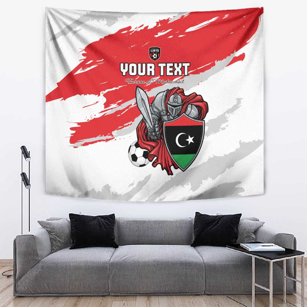 Custom Libya Football Tapestry Forza Fursan Al-Mutawasit LT15