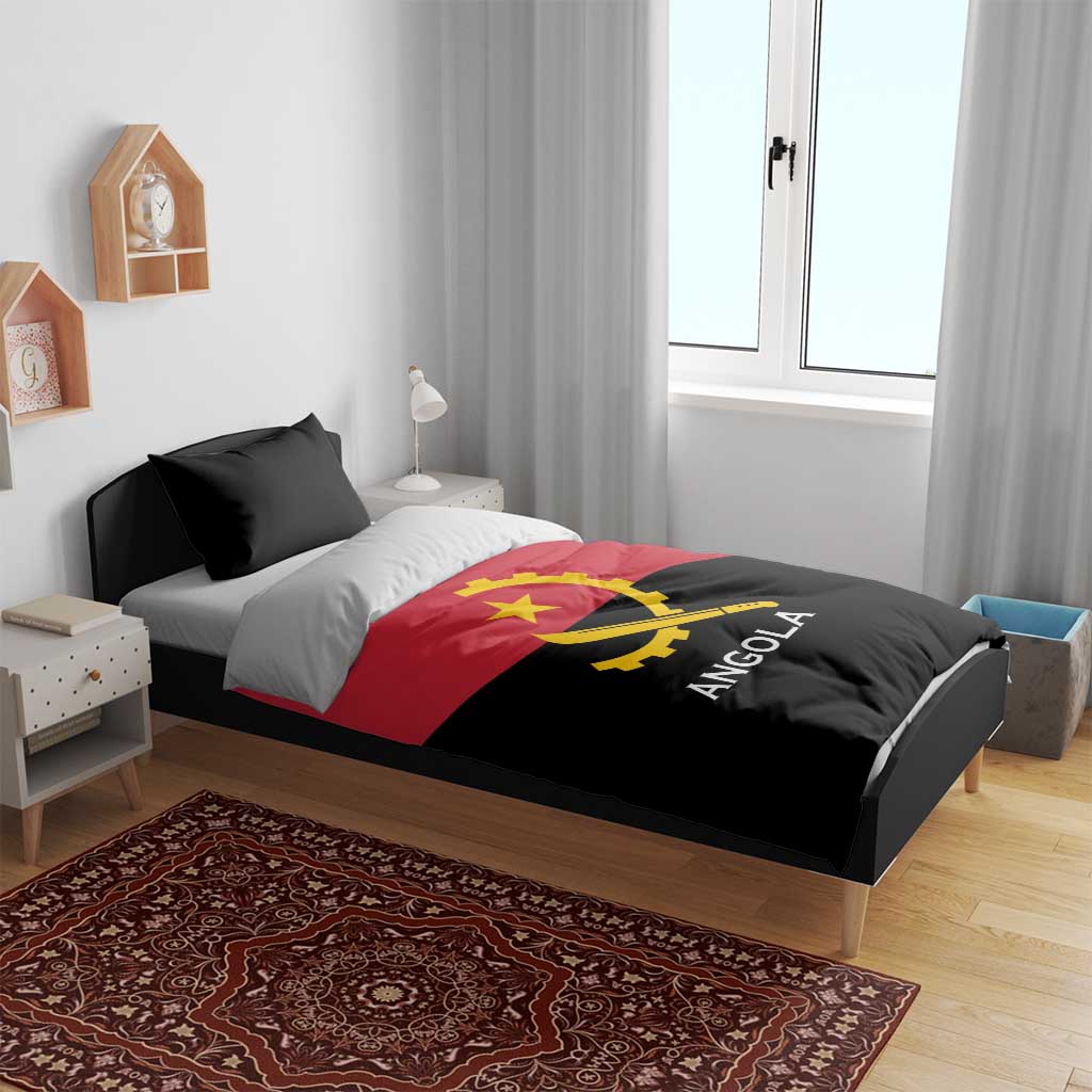 Angola Country Flag Stylized Bedding Set LT15