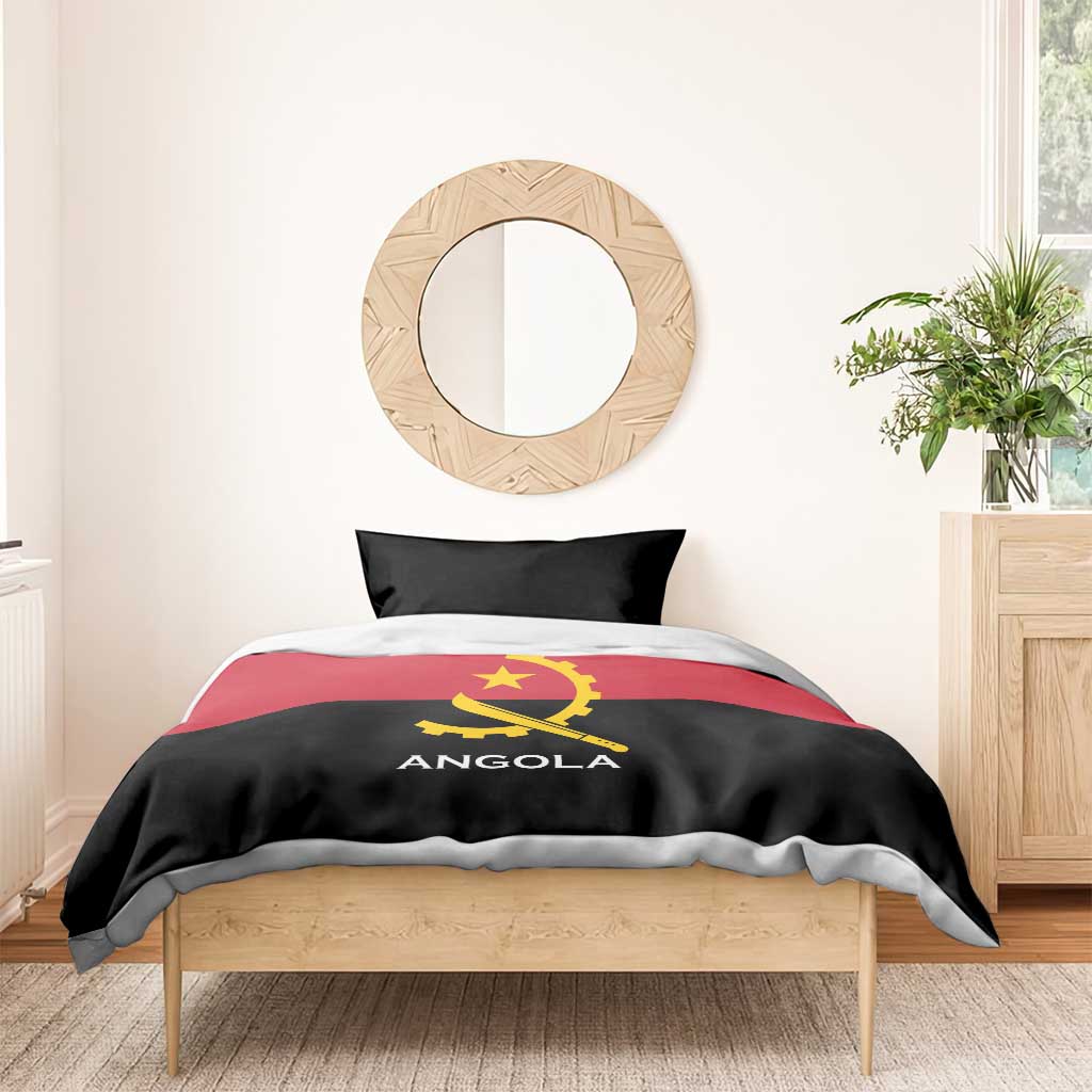 Angola Country Flag Stylized Bedding Set LT15