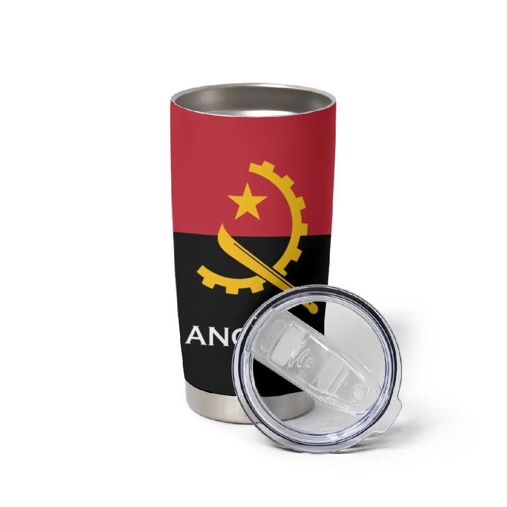 Angola Country Flag Stylized Tumbler Cup LT15