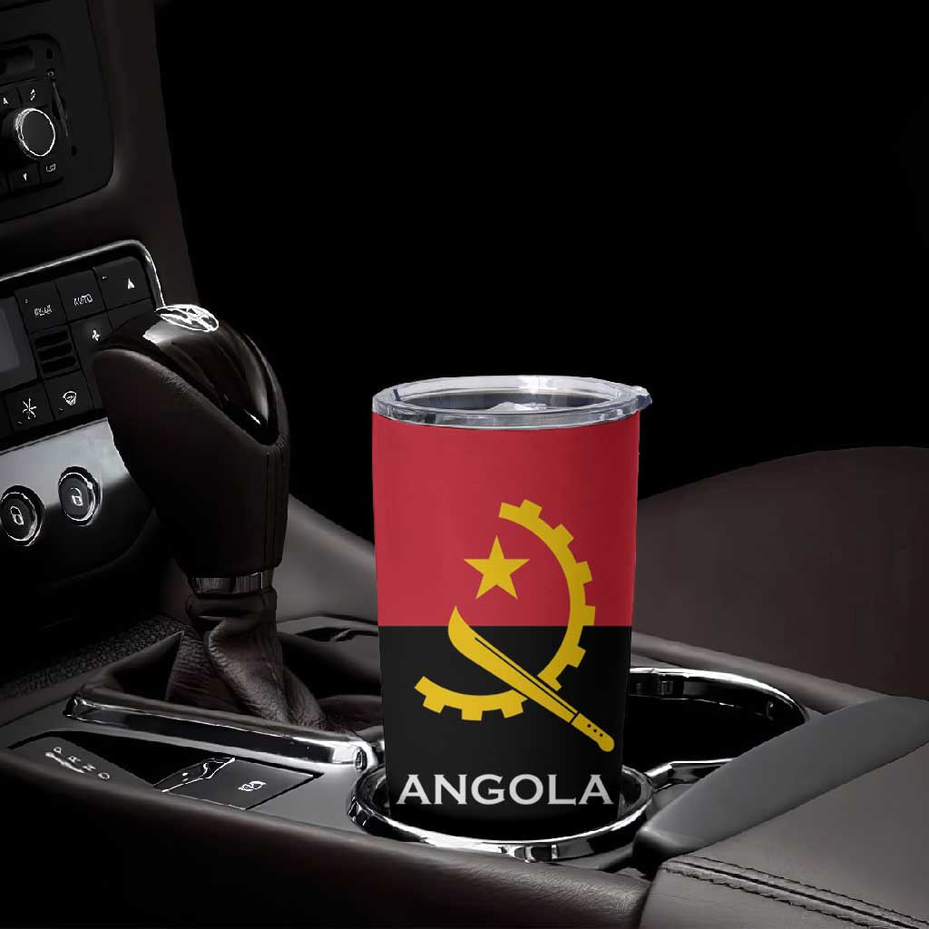 Angola Country Flag Stylized Tumbler Cup LT15