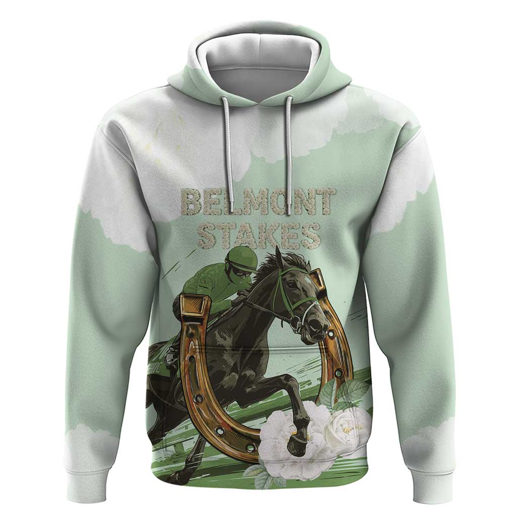 158th Anniversary Belmont Horse Racing Hoodie Run for the Carnations LT15