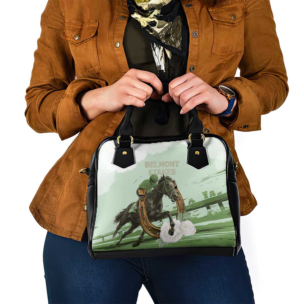 158th Anniversary Belmont Horse Racing Shoulder Handbag Run for the Carnations LT15