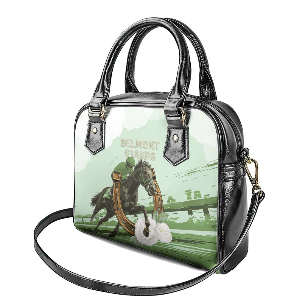 158th Anniversary Belmont Horse Racing Shoulder Handbag Run for the Carnations LT15
