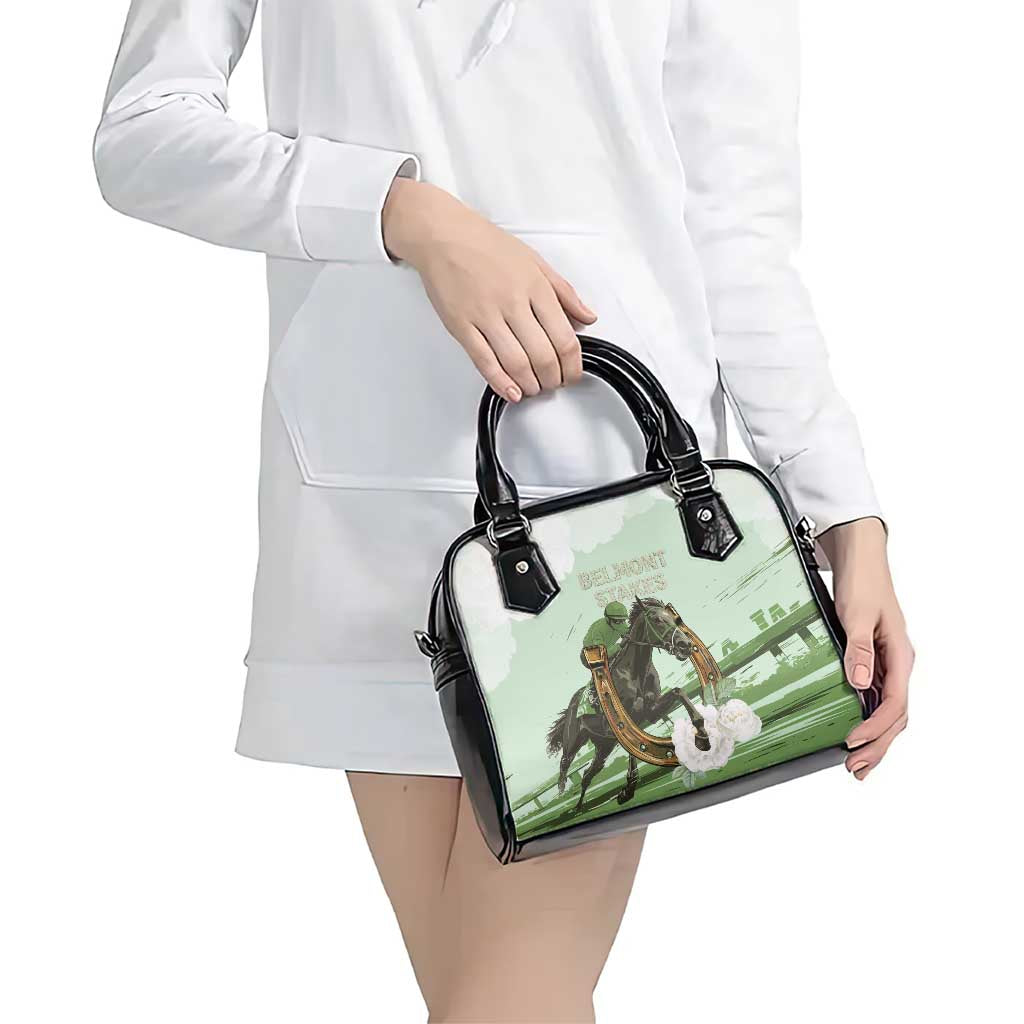 158th Anniversary Belmont Horse Racing Shoulder Handbag Run for the Carnations LT15